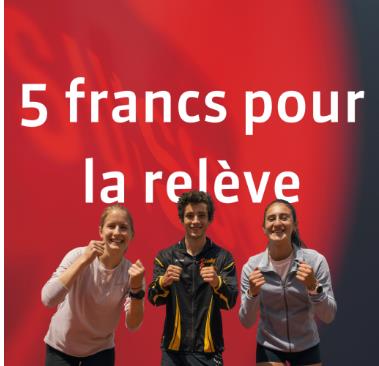 Don: 5 francs pour la relève